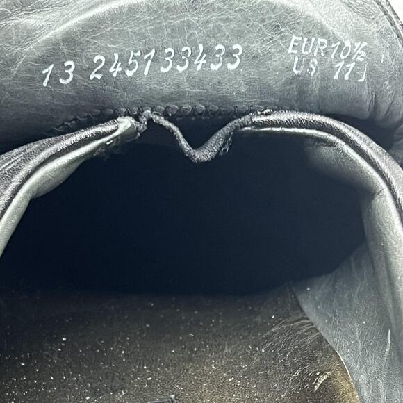 Mephisto Air-Jet Slip On Loafers Men Size 11 Black Leather Comfort Low Top Shoes - Picture 8 of 9